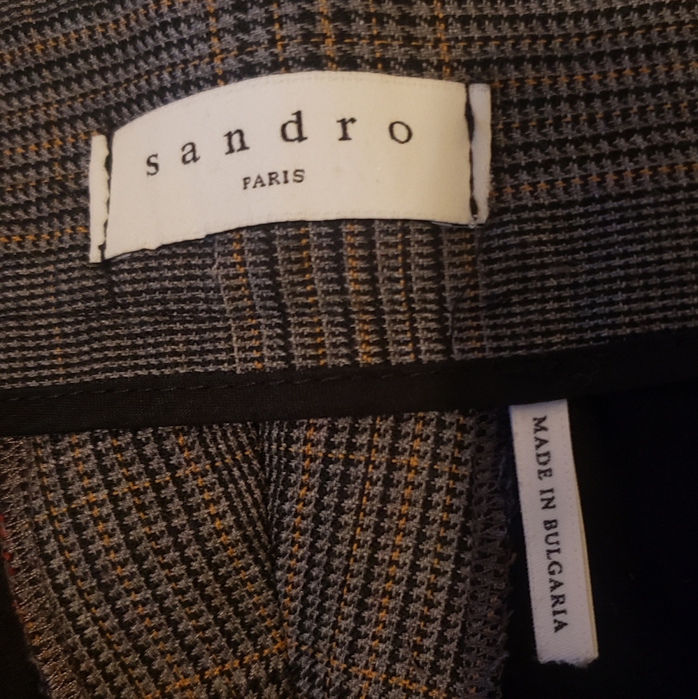 Sandro High-Waisted Pants View 4